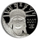 2007-W 1/10 oz Burnished Platinum Eagle $10 (Cap Only)