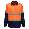 Hi-Vis Contrast Closed Front Shirt L/S