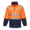 Hi-Vis Contrast 1/4 Zip Polar Fleece