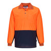 Hi-Vis Contrast Class D Polo Shirt L/S