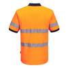 Hi-Vis Class D/N Contrast Polo shirt S/S