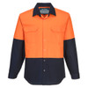 Canberra Hi-Vis Contrast Class D Shirt L/S