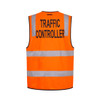 Hi-Vis Zipped Traffic Controller Vest