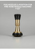 FOG NOZZLES 3-POSITION FOR FIRE HOSE NOZZLE- MACHINO 1-1/2"