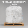64mm, 12 strand Mooring Rope 220Meter with both side eye