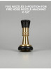 FOG NOZZLES 3-POSITION FOR FIRE HOSE NOZZLE- MACHINO 2-1/2"