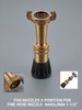 FOG NOZZLES 3-POSITION FOR FIRE HOSE NOZZLE- NAKAJIMA 1-1/2"
