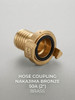 HOSE COUPLING NAKAJIMA BRONZE 50A (2) BRASS