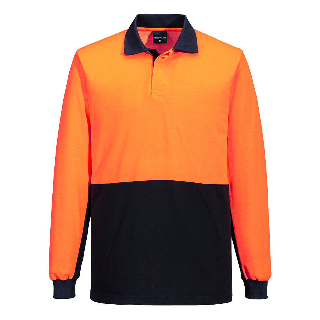 Hi-Vis Contrast Class D Polo Shirt L/S