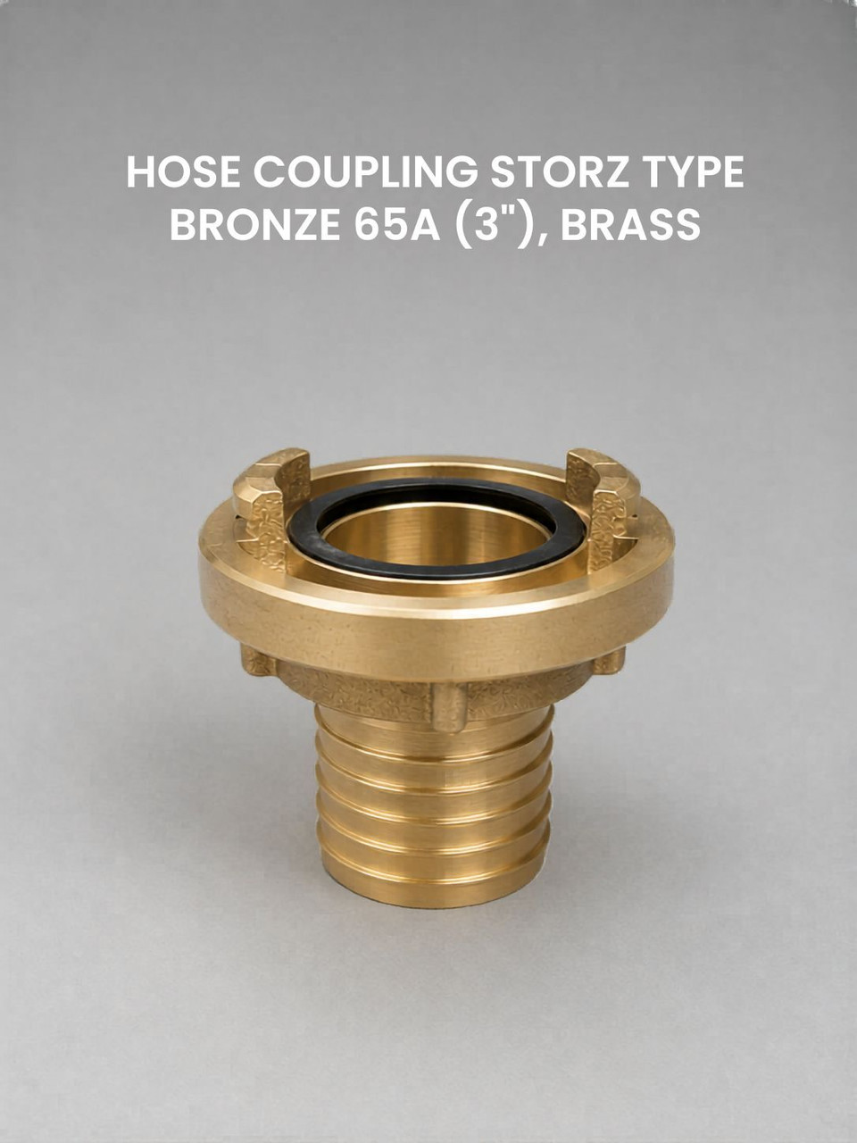 HOSE COUPLING STORZ TYPE BRONZE 65A (3), BRASS
