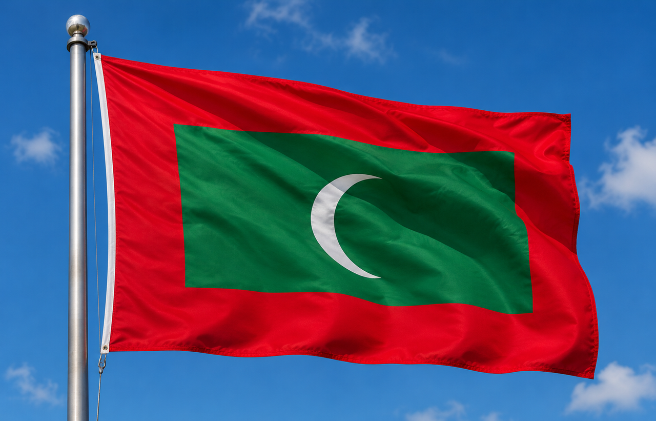 INTERNATIONAL FLAG - MALDIVES 3 X 5'