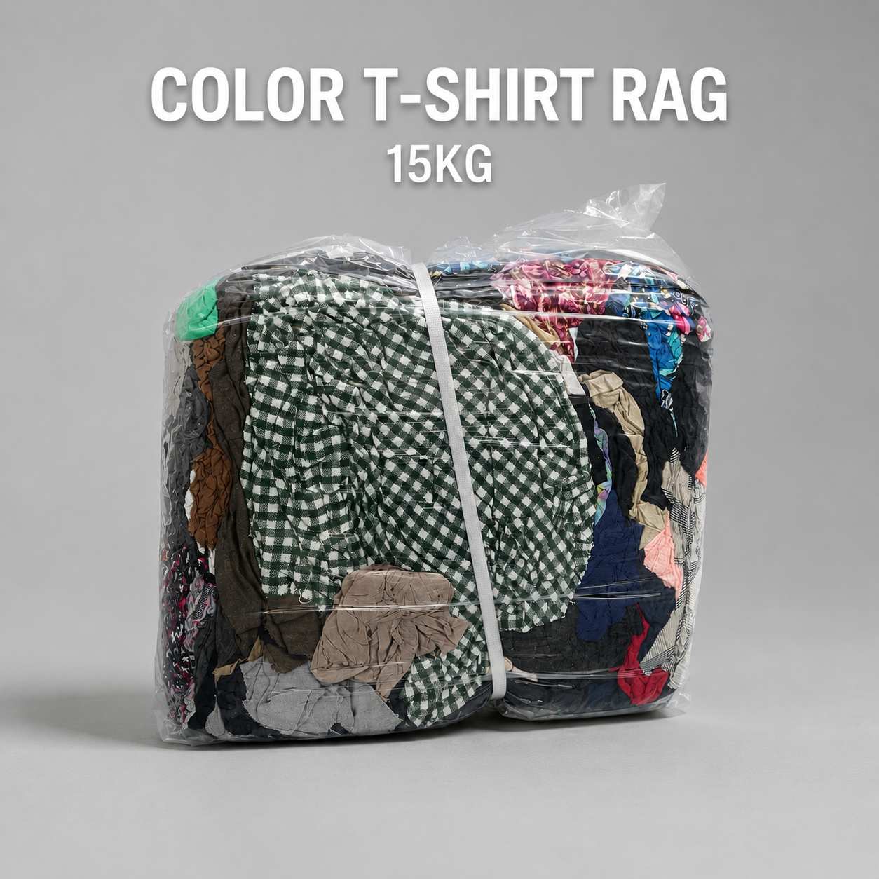COLOR T-SHIRT RAG 15KG