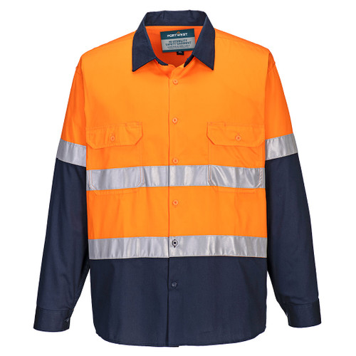 Hobart Hi-Vis Lightweight Contrast Shirt L/S