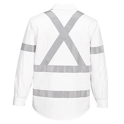 Hi-Vis X Back Class N Night Shirt L/S