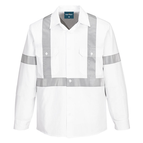 Hi-Vis X Back Class N Shirt L/S