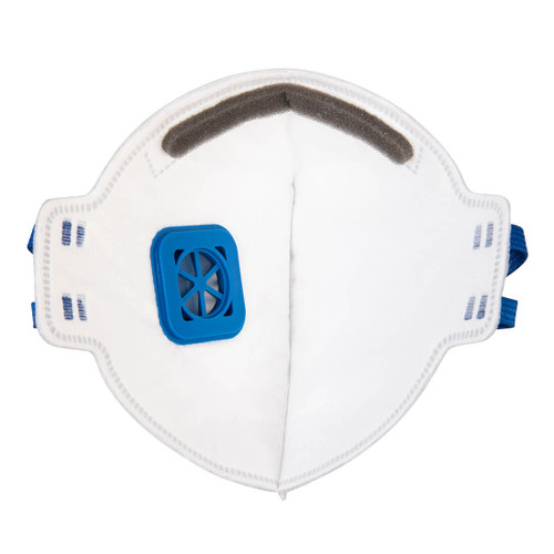 FFP2 Valved Dust Mist Fold Flat Respirator (Pk20)