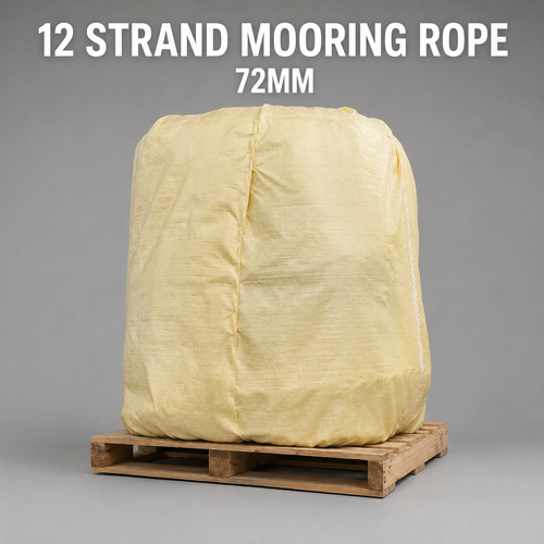 72mm, 12 strand Mooring Rope 220Meter with both side eye