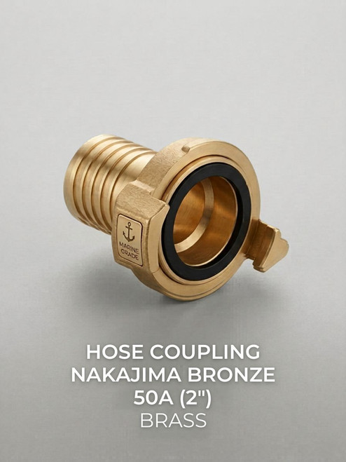 HOSE COUPLING NAKAJIMA BRONZE 50A (2) BRASS