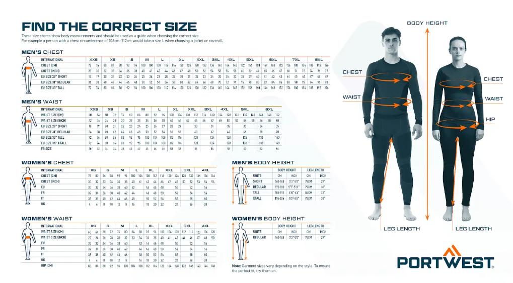 Choose your size