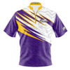 2026 Jr Gold Championship Tribal Purple Yellow Bowling Jersey
