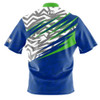 2026 Jr Gold Championship Tribal Blue Green Bowling Jersey
