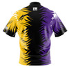 2026 Jr Gold Championship Purple Yellow Fracture Bowling Jersey