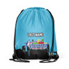 2026 Junior Gold Championships Light Blue Drawstring Backpack with Name