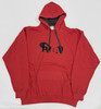 PWBA Black Logo Red Hoodie - CLEARANCE
