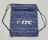 ITC Blue Drawstring Backpack