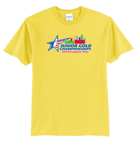 2026 Junior Gold Full Color Logo Tees - 28 colors