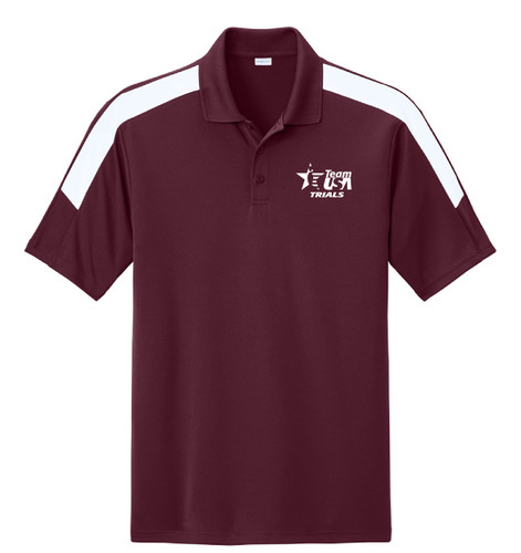 Team USA Trials White Logo Men's Competitor Polo - 13 colors