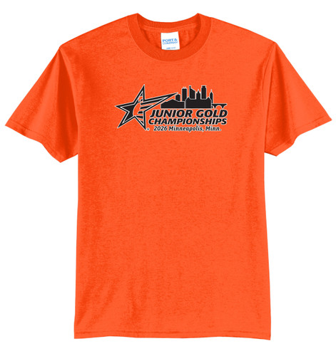 2026 Junior Gold Black Logo Tees - 28 colors