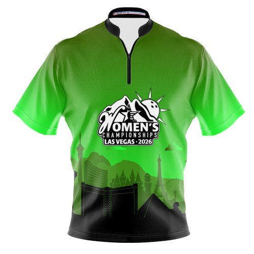 2026 USBC WC Green Vegas Skyline Bowling Jersey