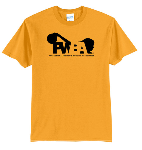 PWBA Black Logo Tees