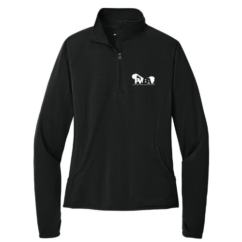 PWBA White Logo 1/2 Zip Pullover Ladies Jacket