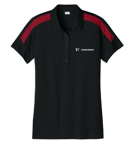 USBC Coaching White Logo Women's Competitor Polo