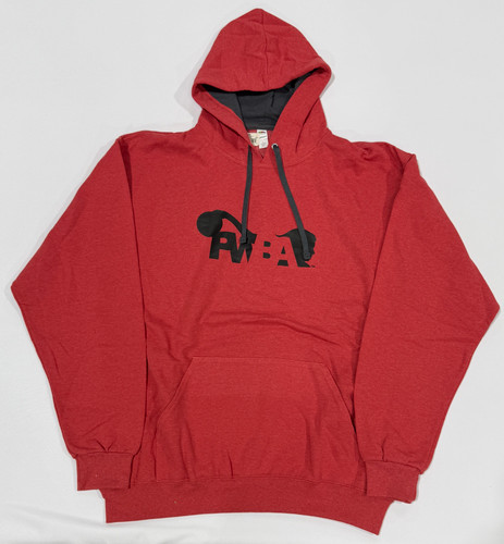PWBA Black Logo Red Hoodie - CLEARANCE