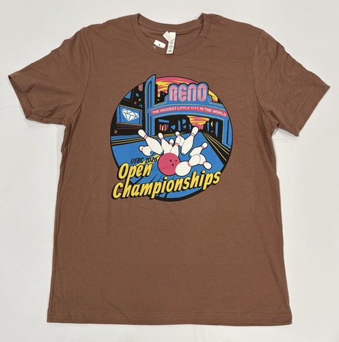 OC26 RENO SIGN BROWN T-SHIRT