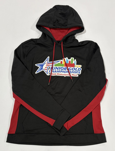 JUNIOR GOLD 2026 LOGO BLACK SWEATSHIRT