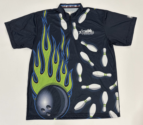 JUNIOR GOLD 2026 BOWLING JERSEY - FLAMES