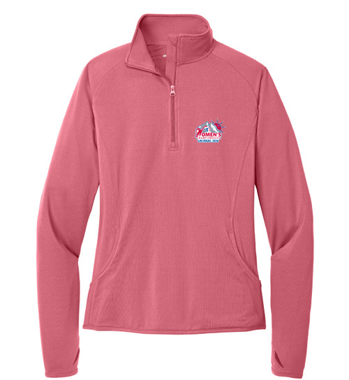 2026 USBC WC Full Color Logo 1/2 Zip Pullover Ladies Jacket - 17 colors
