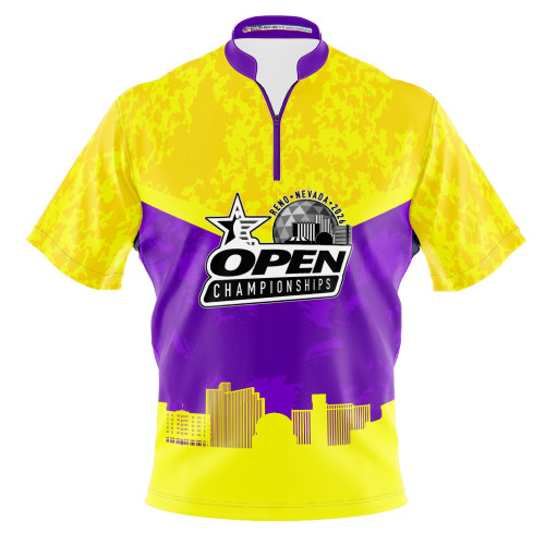 2026 USBC OC Yellow Grunge Bowling Jersey