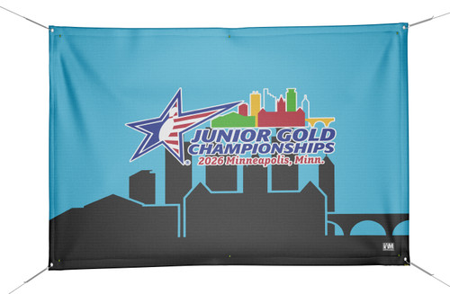 2026 Junior Gold Championships Light Blue Banner