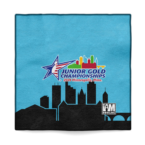 2026 Junior Gold Championships Light Blue Microfiber Towel
