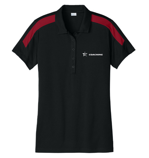 USBC Coaching White Logo Women's Competitor Polo