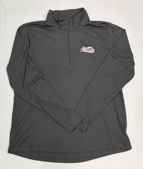JUNIOR GOLD 2026 LADIES QUARTER-ZIP IRON GREY PULLOVER