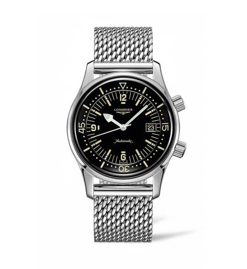 Longines Legend Diver Luxury Watch Front