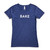 Ladies Slim Fit Bake Tee - Blue - XLarge