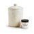 Fresh Sourdough Starter and Wheat Patterned Crock Set