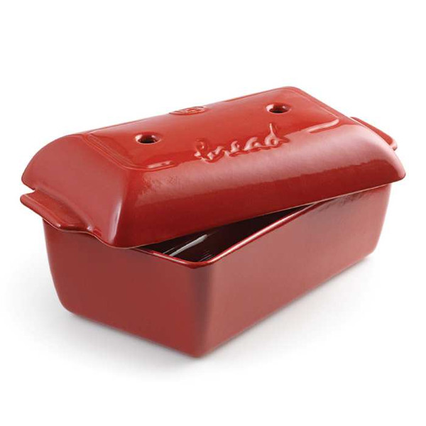 Covered Bread Loaf Baker - Red